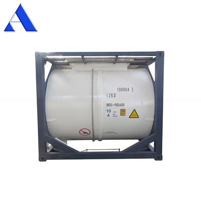 T11 10ft ISO 탱크 물 또는 연료 용기 316L 스테인리스 스틸 UN 휴대용 10CBM 10000L SPA-H 프레임 재료