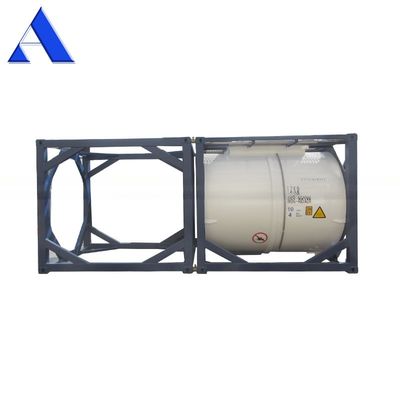T11 10ft ISO 탱크 물 또는 연료 용기 316L 스테인리스 스틸 UN 휴대용 10CBM 10000L SPA-H 프레임 재료