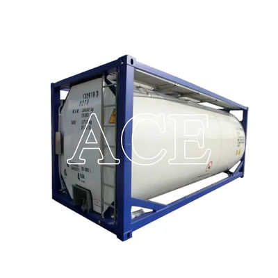316L/SAN50028-7/WNr 1.4402/1.4404 재료 25000 리터 SS316L 배와 껍질 UN T11 20ft 에탄올 ISO 탱크 컨테이너