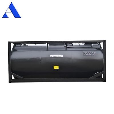 UN T3 불열 20ft 비텀 ISO 탱크 컨테이너 CSC 인증 및 16MnDR 배 재료