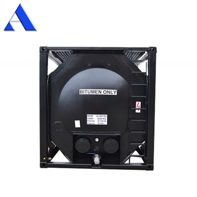 UN T3 불열 20ft 비텀 ISO 탱크 컨테이너 CSC 인증 및 16MnDR 배 재료