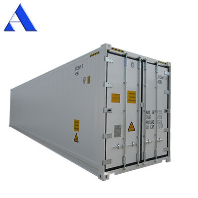 -30°C / -22°F 내부 온도와 함께 40ft Corten 강철 및 알루미늄 재료 냉장고