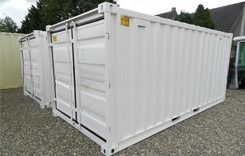 15피트 건조 밴 운송용 컨테이너 외형 4550 x 2200 x 2260mm 최대 운반량 5000kg