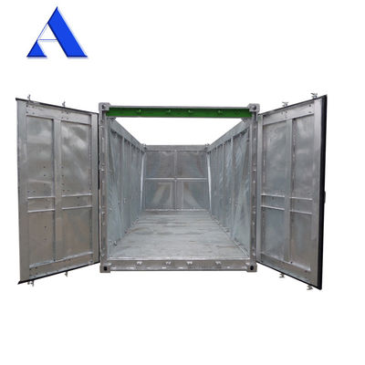 코르텐-A 20ft DNV 2.7-1 표준 오픈 톱 하드 건조 화물 해상 컨테이너 BV DNV 인증 31cbm 용량