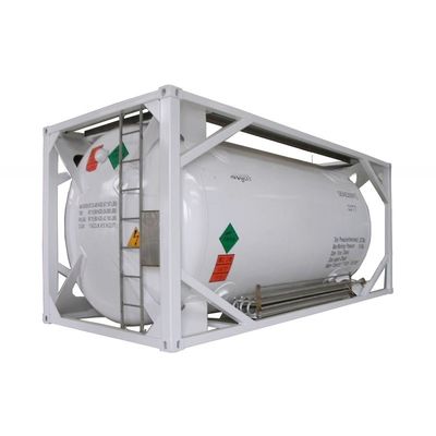 20톤 용량 20ft 긴 운송 컨테이너 ASME 표준 UN T75 ISO 크로오겐 LNG 탱크