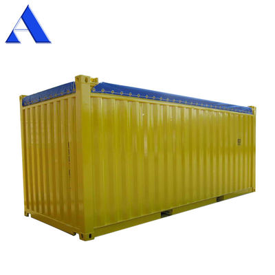 20ft Soft Open Top Dry Cargo Offshore Container CSC 해상 석유 및 가스 플랫폼 운송을 위한 인증