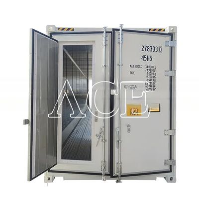 스트로게 기능 뒤쪽 뒤쪽 스윙 도어 40ft PU 폼 단열 리퍼 냉장체 운송 격리 컨테이너