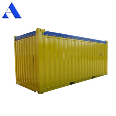 20ft Soft Open Top Dry Cargo Offshore Container CSC 해상 석유 및 가스 플랫폼 운송을 위한 인증
