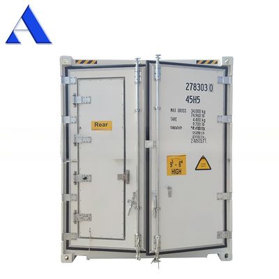 스트로게 기능 뒤쪽 뒤쪽 스윙 도어 40ft PU 폼 단열 리퍼 냉장체 운송 격리 컨테이너