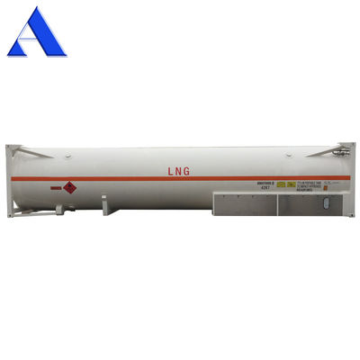 45m3 ISO UN T75 냉동 40ft 탱크 컨테이너 LNG 액체 산소 이산화탄소 LIN LOX LAR BV CSC 인증 18Bar