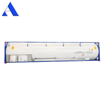 45m3 ISO UN T75 냉동 40ft 탱크 컨테이너 LNG 액체 산소 이산화탄소 LIN LOX LAR BV CSC 인증 18Bar