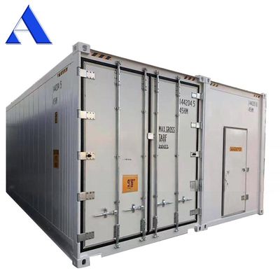 40ft 건물 리퍼 컨테이너 40HQ 냉장고 저장 CSC 인증 철강 및 평면 바닥