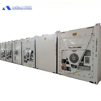 40ft 건물 리퍼 컨테이너 40HQ 냉장고 저장 CSC 인증 철강 및 평면 바닥