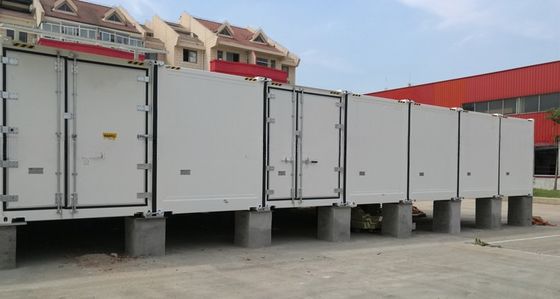 40ft 건물 리퍼 컨테이너 40HQ 냉장고 저장 CSC 인증 철강 및 평면 바닥