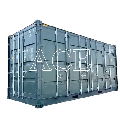 20ft 높이의 건조 운송 컨테이너 큐브 사이드 도어 철강 코튼 스틸 6058 x 2438 x 2896 mm 33.2 CBM 용량