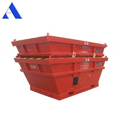 13ft DNV 2.7-1 표준 스틸 컨테이너 보트 오프शोर 파업 폐기물 Skip BV 인증 된 길이 13ft 승강 각 45C