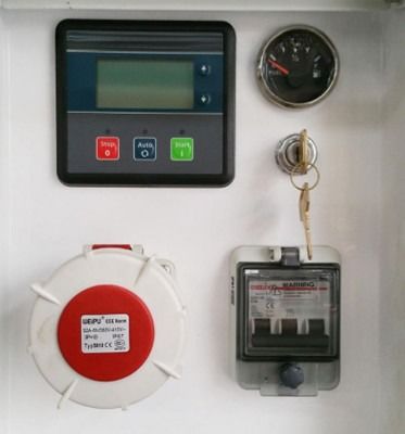 트럭 또는 트레일러 Underslung Genset 디젤 발전기 리퍼 컨테이너 460/230V 등급 전압 60 Hz 주파수