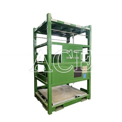 맞춤형 550GAL DNV 2.7-1 표준 해상 철강 IBC 탱크 컨테이너 CSC 및 BV에 의해 인증 된 리프팅 프레임 상태