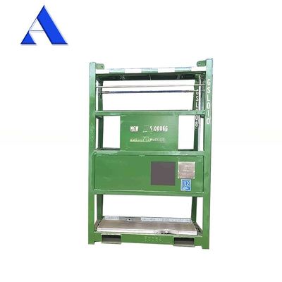 맞춤형 550GAL DNV 2.7-1 표준 해상 철강 IBC 탱크 컨테이너 CSC 및 BV에 의해 인증 된 리프팅 프레임 상태