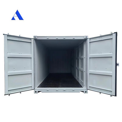 67.7cbm 용량 40ft 높이 큐브 오픈 사이드 운송 컨테이너 4 측면 문 12192 x 2438 x 2896 mm 외부 차원