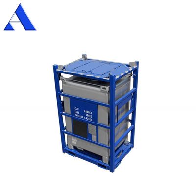 맞춤형 550GAL DNV 2.7-1 표준 해상 철강 IBC 탱크 컨테이너 CSC 및 BV에 의해 인증 된 리프팅 프레임 상태