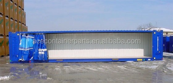 45ft 고 PVC 커튼 사이드 도어 CSC 인증 건조 운송 컨테이너 13556 x 2420 x 2474 mm 내부 차원