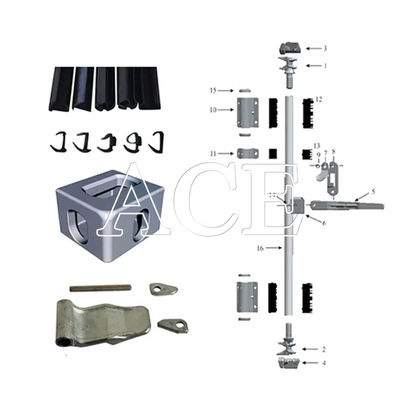 ISO 해양 20ft 40ft 배송 컨테이너 예비 부품 및 하드 목재 바닥 재료와 액세서리 전문