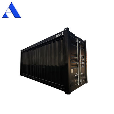 전문 맞춤형 사이드 오프닝 20ft 운송 컨테이너 커피숍 패스트 푸드 상점 사다리와 최고 보안 레일