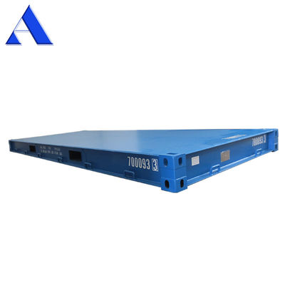 20ft 중용철 바닥 운송 컨테이너 6058 x 2438 x 323.8mm 내부 차원 20 피트 건조 컨테이너 플랫폼