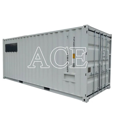 최대 총 무게 4600KGS 사전 제조 된 강철 캐비닛 선반 및 핸저 랙 20ft 수정 된 운송 컨테이너 작업장