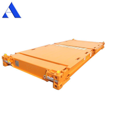 20ft 20ft 20 Flat Rack Flatrack 컨테이너 해양 운송 컨테이너 Tare 무게 2750KGS 바닥 28mm 접합판 바닥
