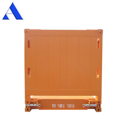 20ft 20ft 20 Flat Rack Flatrack 컨테이너 해양 운송 컨테이너 Tare 무게 2750KGS 바닥 28mm 접합판 바닥