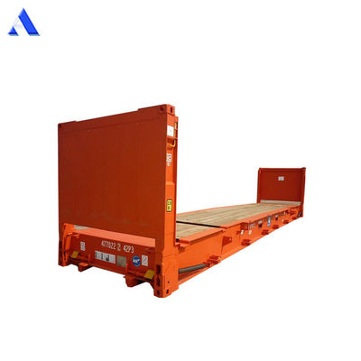 20ft 20ft 20 Flat Rack Flatrack 컨테이너 해양 운송 컨테이너 Tare 무게 2750KGS 바닥 28mm 접합판 바닥