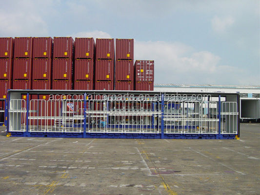 12192 x 2550 x 2896 mm PVC 커튼 사이드 도어와 함께 높은 큐브 40ft 운송 컨테이너