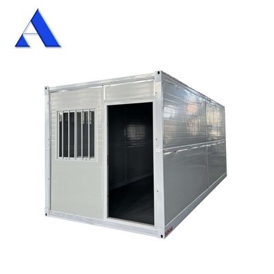 빠른 설치 접이식 접이식 20ft 6m 평면 래크 저장 컨테이너 하우스 샌드위치 패널