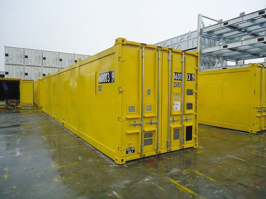 40ft 오프शोर 컨테이너 DNV 2.7-1 표준 40 피트 건조 컨테이너 KSA UAE 코튼 스틸 사용자 정의 로고 및 4 다리 스링