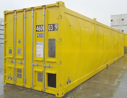 40ft 오프शोर 컨테이너 DNV 2.7-1 표준 40 피트 건조 컨테이너 KSA UAE 코튼 스틸 사용자 정의 로고 및 4 다리 스링