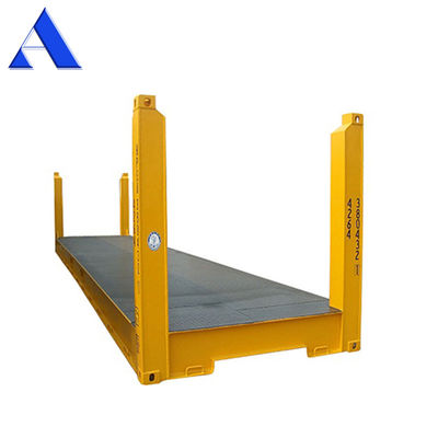 70m2 용량 40' 고정된 코너 포스트 평면 랙 평면 랙 운송 컨테이너 500KGS 최대 총 무게