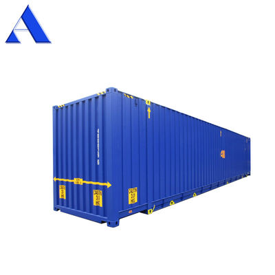 48피트 높이의 큐브 건조 화물 운송 컨테이너 최대 총 무게 30480KGS 허용 스파킹 무게 192000KGS 코튼 스틸