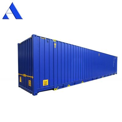 48피트 높이의 큐브 건조 화물 운송 컨테이너 최대 총 무게 30480KGS 허용 스파킹 무게 192000KGS 코튼 스틸