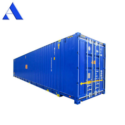 48피트 높이의 큐브 건조 화물 운송 컨테이너 최대 총 무게 30480KGS 허용 스파킹 무게 192000KGS 코튼 스틸