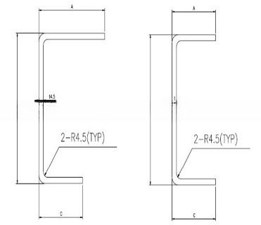배송 컨테이너 예비 부품 하단 지원 빔 코튼 스틸 4.0mm 4.5mm 컨테이너 컨테이너 부품