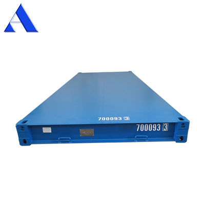 20ft 중량 철강 바닥 운송 컨테이너 플랫폼 최대 유료물 45000kg 및 30 cbm 용량