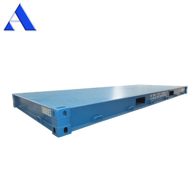 20ft 중량 철강 바닥 운송 컨테이너 플랫폼 최대 유료물 45000kg 및 30 cbm 용량