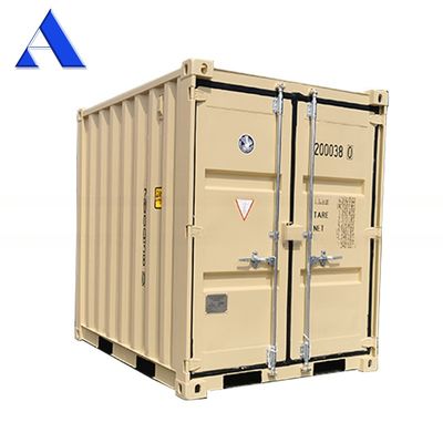 6ft x 8ft 운송 컨테이너 건조 보관 컨테이너 외형 1960 x 2438 x 2591 mm 휴대용 화물 보관