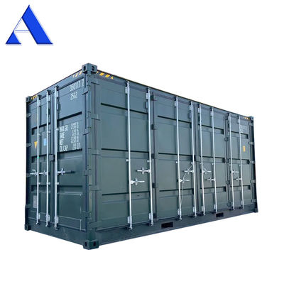 20ft 높이의 큐브 사이드 도어 오픈 배송 컨테이너 사용자 지정 로고와 EPDM 문 가스켓