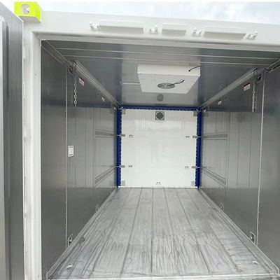 20ft 해상 냉동 컨테이너와 사이드 도어 오픈과 두 번째 온도