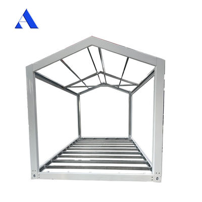 6 x 3 x 2.8m 평면 패크 가설형 가벼운 철강 선공화 운송 컨테이너 모듈을 위한 산업 디자인 스타일 철강 프레임