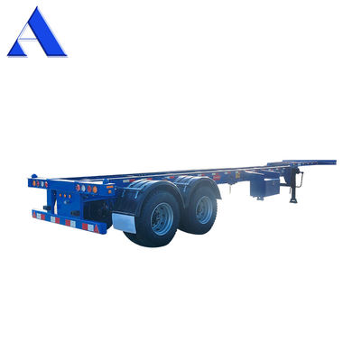 12R22.5 린글롱 타이어 2 축 40ft 20ft 선박 체시 가스네크 골격 트럭 프레임 반 트레일러 컨테이너