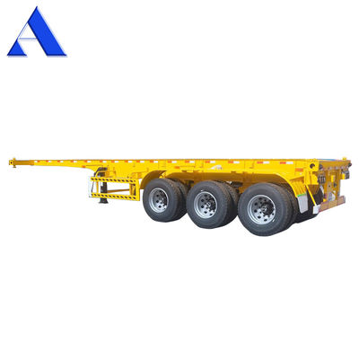 12R22.5 린글롱 타이어 2 축 40ft 20ft 선박 체시 가스네크 골격 트럭 프레임 반 트레일러 컨테이너